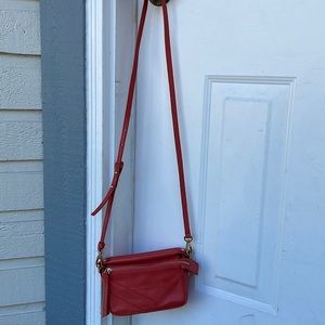 NATURALIZER LEATHER SHOULDER BAG
